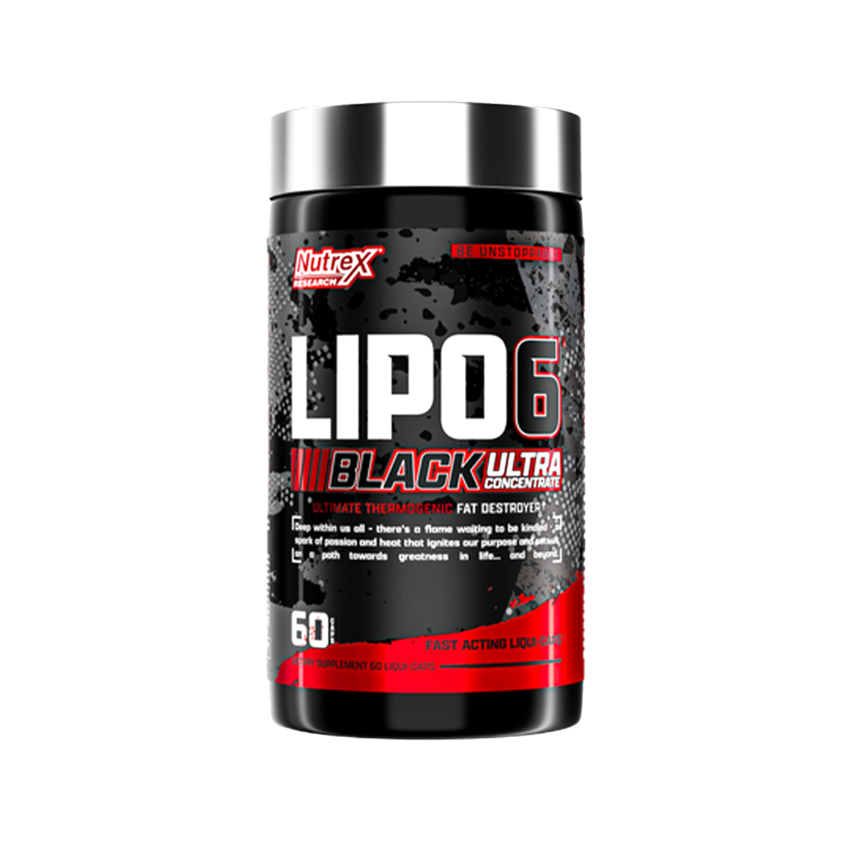 LIPO 6 BLACK - 60 caps - NUTREX